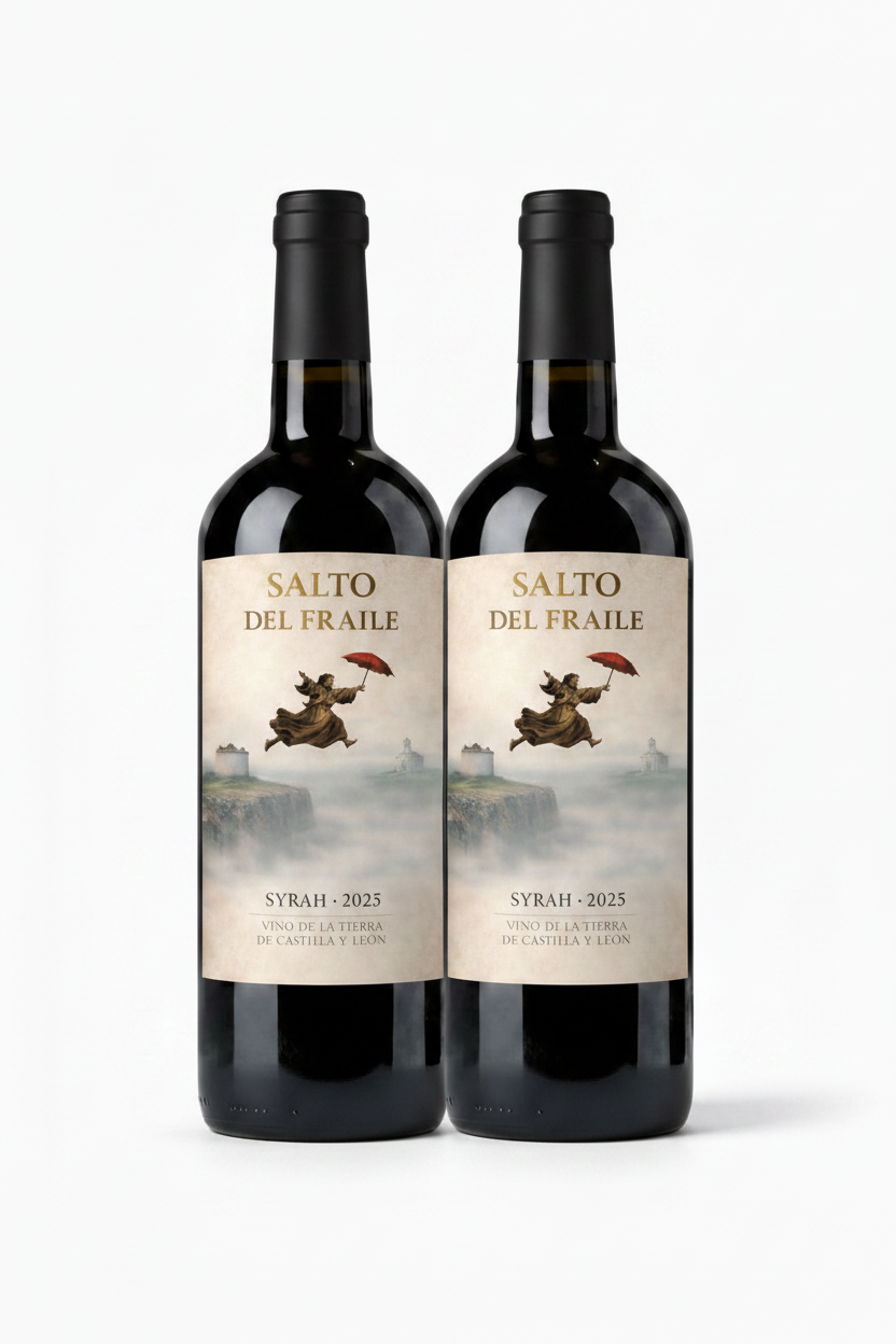 Dos botellas Syrah 2025 - Salto del Fraile