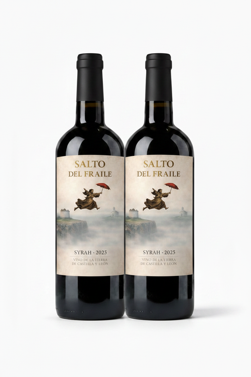 Dos botellas Syrah 2025 - Salto del Fraile