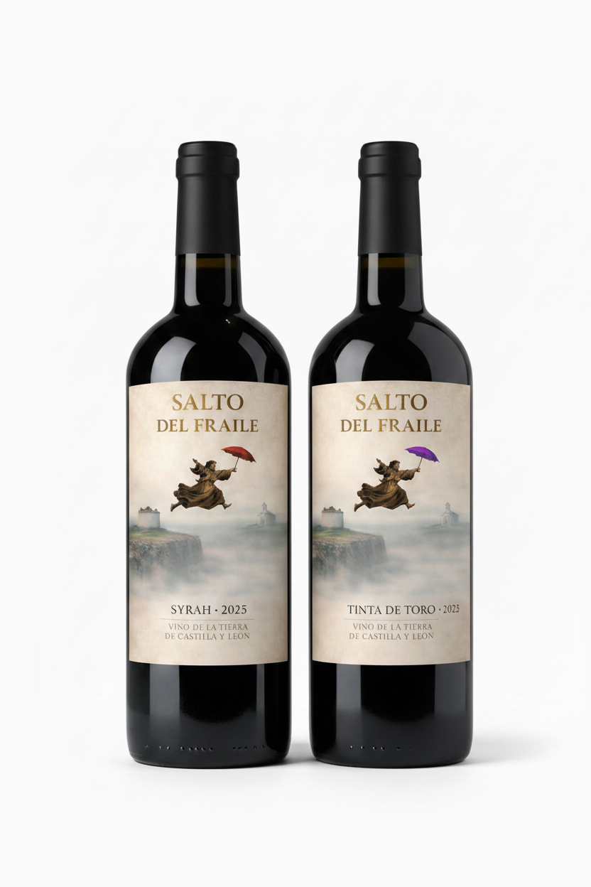 Caja mixta Syrah 2025 y Tinta de Toro 2025 - Salto del Fraile